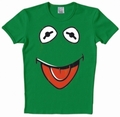 Logoshirt - Muppets - Faces Kermit Shirt - Grn