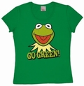 Logoshirt - Muppets Kermit Go Green - Girl Shirt