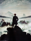 C. D. Friedrich Kunstdruck Wanderer über dem Nebelmeer