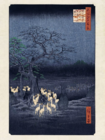 Hiroshige Kunstdruck Fox Fires on New Year's Eve at