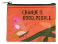 Change Is Good. People. - Geldbörse Blue Q