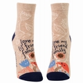 Lil' Friend - Kurze Damensocken Blue Q