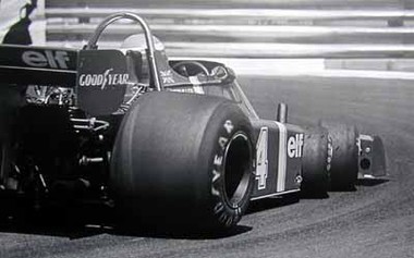 GP Monaco 1976. Patrick Depailler, Tyrrell Monoposto. Poster