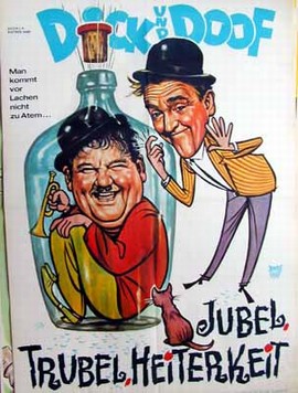 Dick und Doof. Jubel, Trubel, Heiterkeit  - Poster - Filmplakat