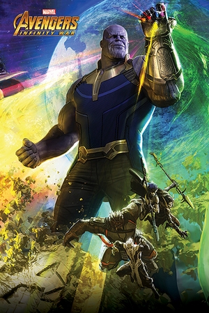 Avengers Infinity War Poster Thanos