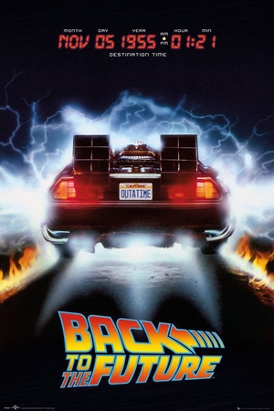 Back to the Future - Poster - Delorean