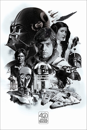 Star Wars 40th Anniversary Poster Montage