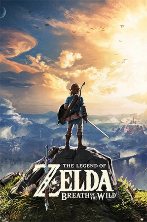 The Legend of Zelda Poster Breath Of The Wild Sunset