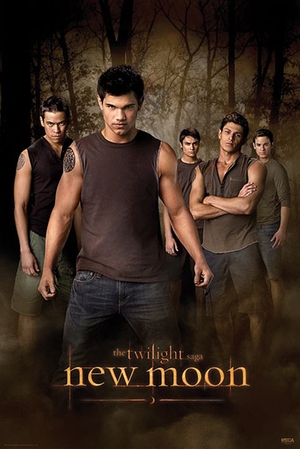 Twilight New Moon Poster Jacob & the Wolf Pack