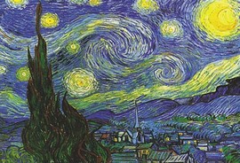 Vincent van Gogh - Nuit Etoile Saint-Rmy
