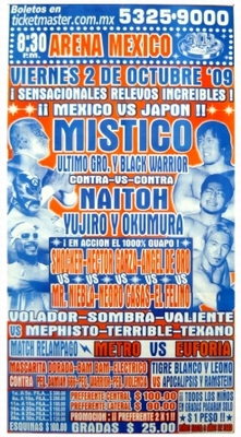 G.T.W.A - Lucha Libre Poster - Mistico-2 Okt 09