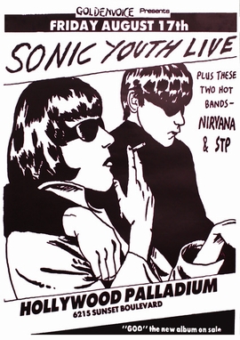 Sonic Youth Poster Goo-Live Hollywood Palladium