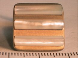 Silber m. Perlmutt weiss oder naturdunkel goldplattiert
