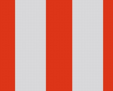Tapete - Streifen - Grau - Rot