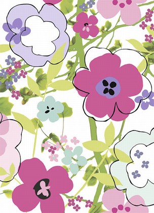 Fototapete - Blumen - Floral Composition