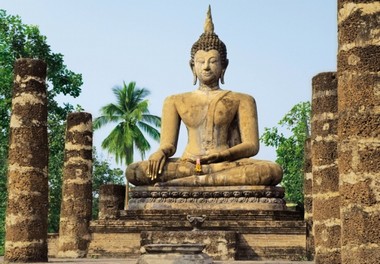 Fototapete - Sukhothai Buddha - Klicken für grössere Ansicht