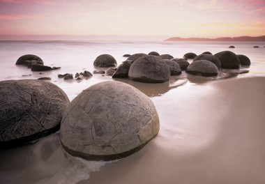 Fototapete Steine Moeraki Boulders - Klicken fr grssere Ansicht