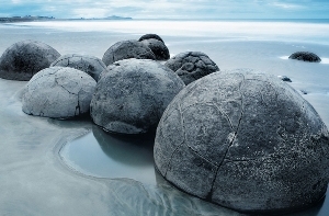 Fototapete - Riesenposter - Moeraki Evening - Klicken fr grssere Ansicht