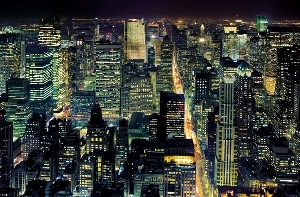 Fototapete - Riesenposter - From the Empire State Building, New York City - Klicken f�r gr�ssere Ansicht