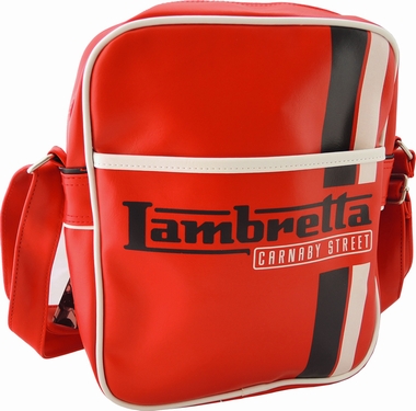 Lambretta Tasche - Streifen rot klein