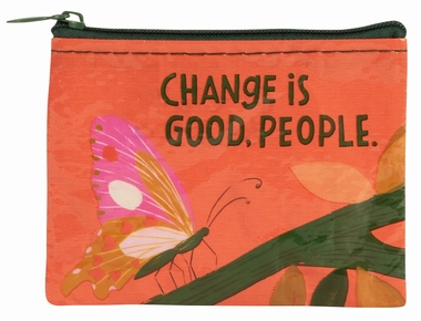 Change Is Good. People. - Geldbrse Blue Q
