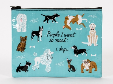 Zipper Tasche - People To Meet: Dogs