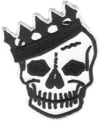 Voodoo Rhythm Skull Crown Patch